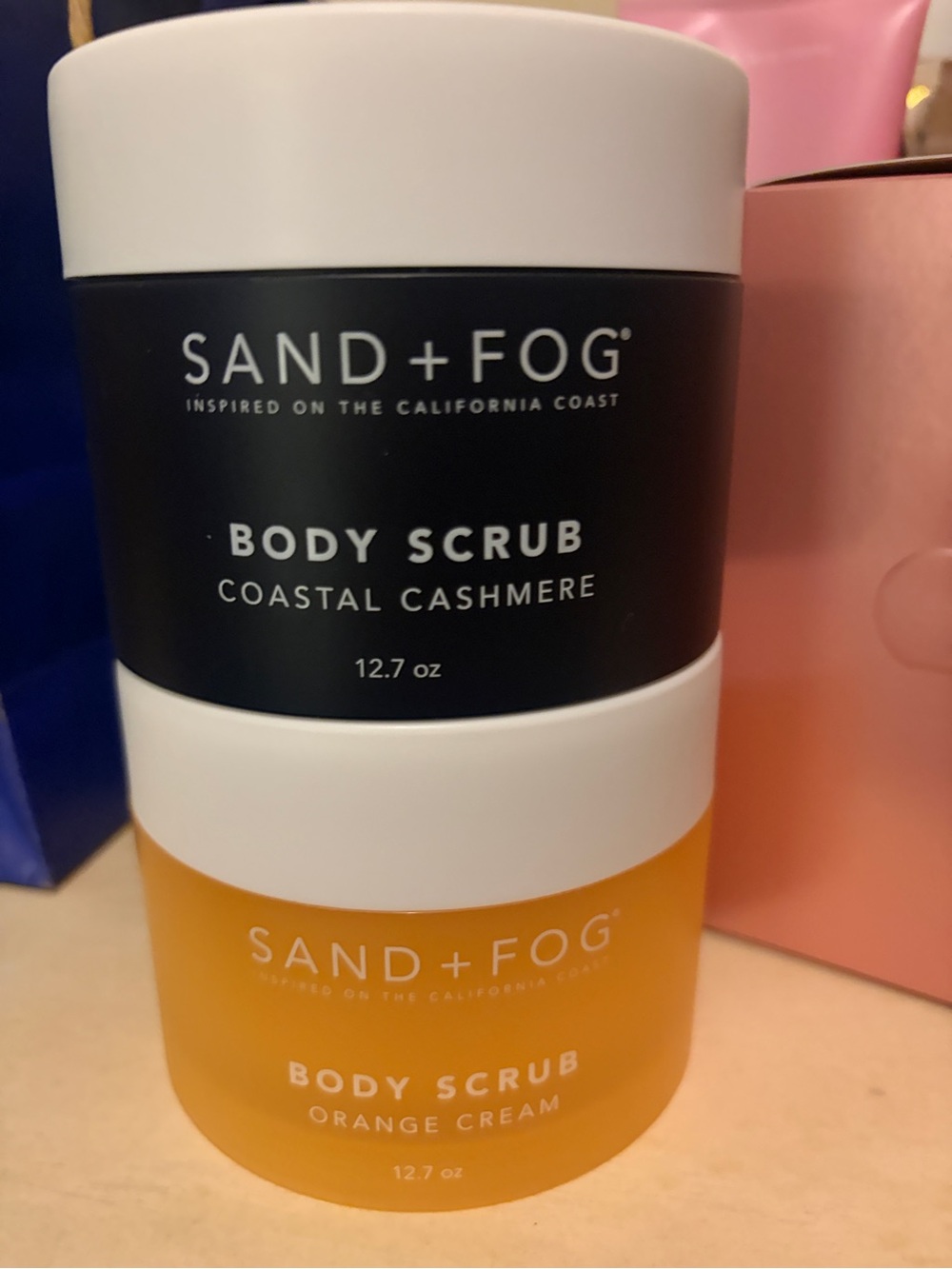 Sand + Fog Body Scrub - Coastal Cashmere & Orange Cream (Set)